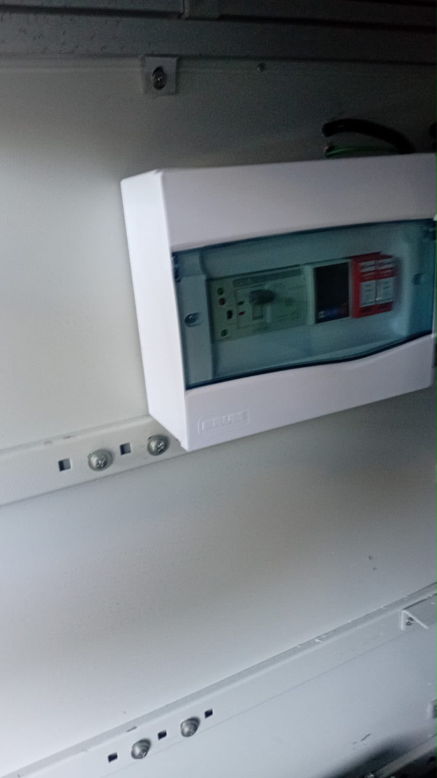 Quadro elétrico de proteção